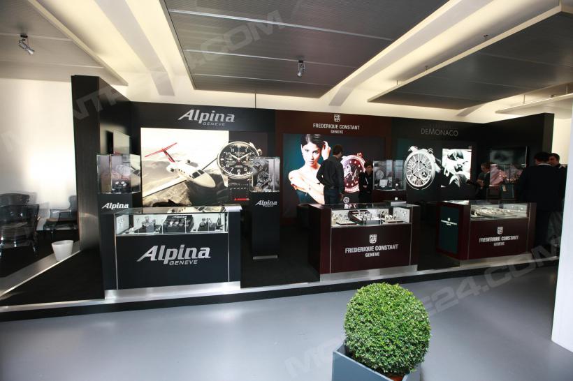 GTE 2012: Pavilions of Alpina, Frederique Constant &  Ateliers deMonaco watches