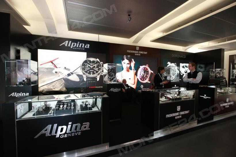 GTE 2012: Pavilions of Alpina, Frederique Constant &  Ateliers deMonaco watches