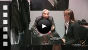 Peter Tanisman watches presentation at BaselWorld 2012 (part 1) Basel, March 2012