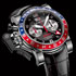 Graham Presents Chronofighter Oversize GMT Blue & Red Watch