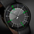 Botta-Design DUO green Timepiece - a watch for two time zones with optimal readability