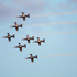Breitling Jet Team performed at the MAKS in Zhukovsky