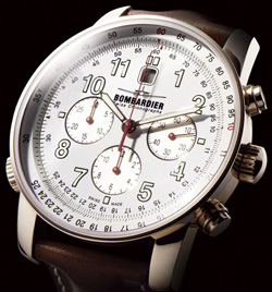 Bombardier best sale swiss chronographs