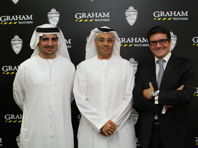 Mohammed Abdulmagied Seddqi, Ahmed Khalifa Hammad and Eric Loth, Director of Graham