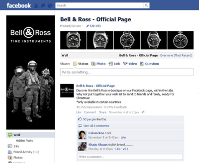 Bell & Ross - Online store on Facebook