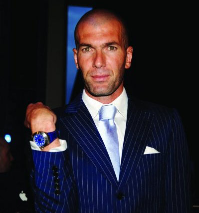 Zinedine Zidane with WC Ingenieur Automatic Edition Zinédine Zidane