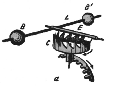 one-hand watch mechanism