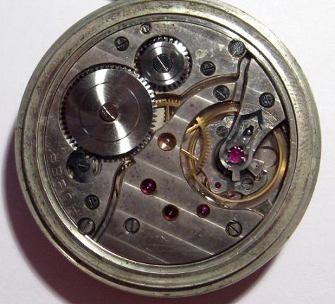 Huber watch mechanism