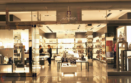 Aigner salon at Munich Airport