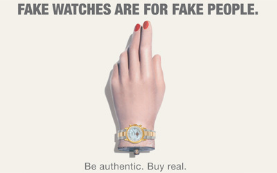 Fake Watches are for Fake People