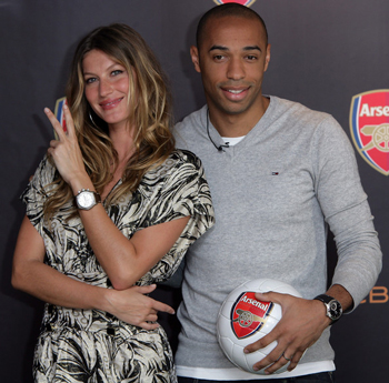 Gisele Bundchen and Thierry Henry