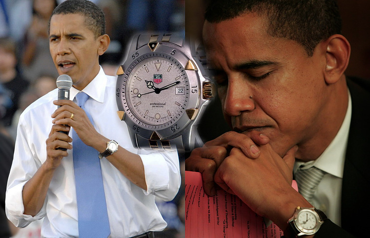 TAG Heuer watch and Barack Obama election