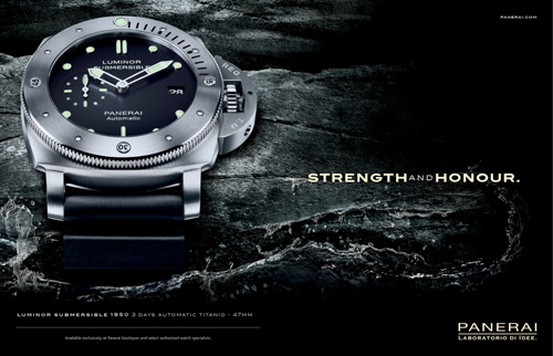 The new advertising campaign of Panerai