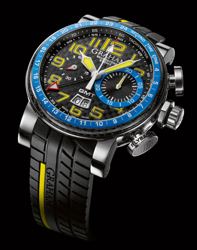 Limited Edition Silverstone Stowe GMT Blue & Yellow by Graham