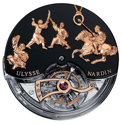 Ulysse Nardin Genghis Khan watch mechanism