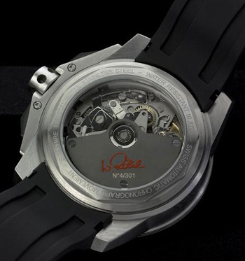 Hacher watch backside