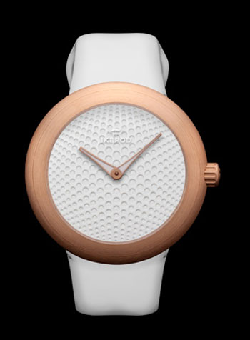 Ikepod by Marc Newson Diamond Automatic Isopode Dual Time White Gold Watch  at 1stDibs