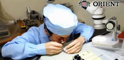 Orient watch assembly