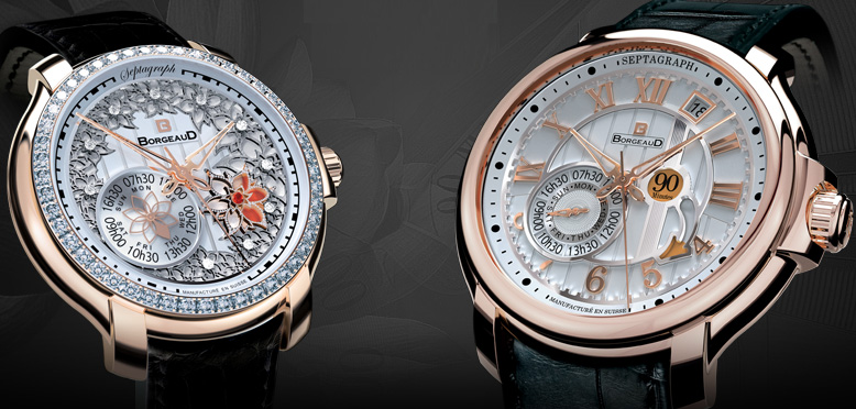 women's and men's watches BorgeauD Septagraph 