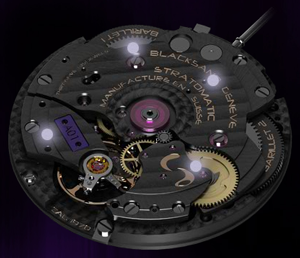 Blacksand watch mechanism