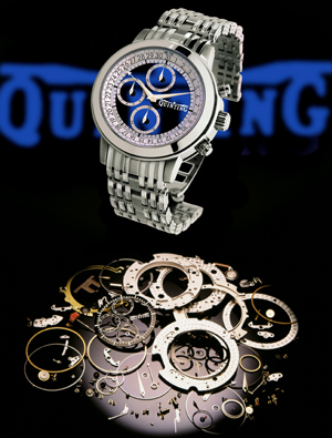 Quinting watch and its details