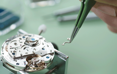 Muhle Glashutte watch mechanism assembly