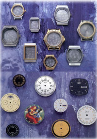 HMT watch cases and dials