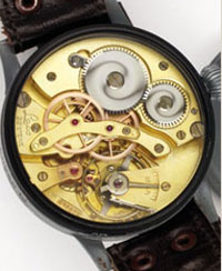 Mechanism inserted into the watch of Laco 