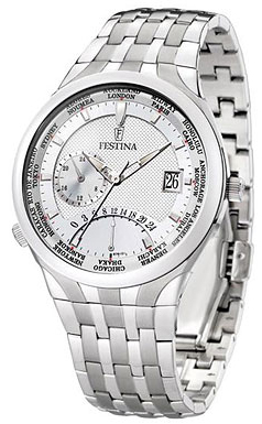 Festina watch with retrograde counters