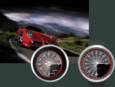 Alfa Romeo 8C Competizione and Contagiri 8C Competizione