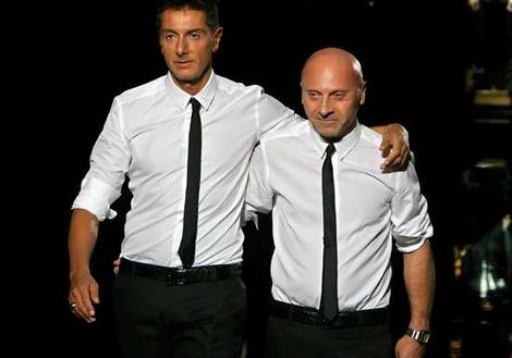 Domenico Dolce and Stefano Gabanna