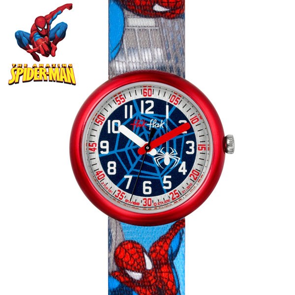 Montre flik flak spiderman new arrivals