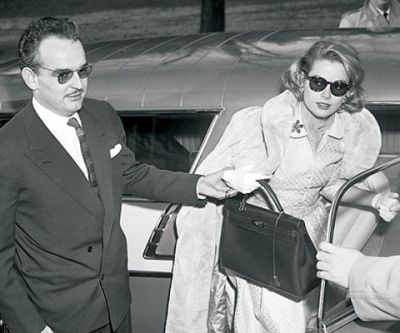 Grace Kelly with Kelly purse