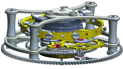 Laurent Ferrier Tourbillon Mechanism.