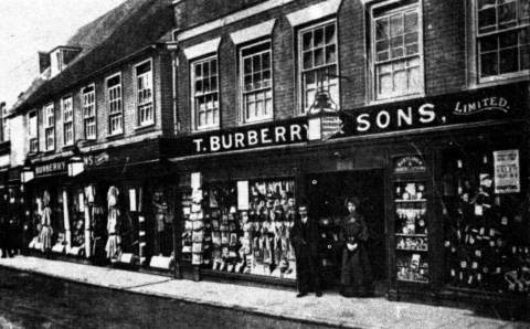 Burberry first store