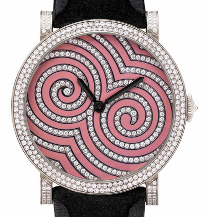 Ladies Watch Amazone Psychedelic Circles by Delaneau