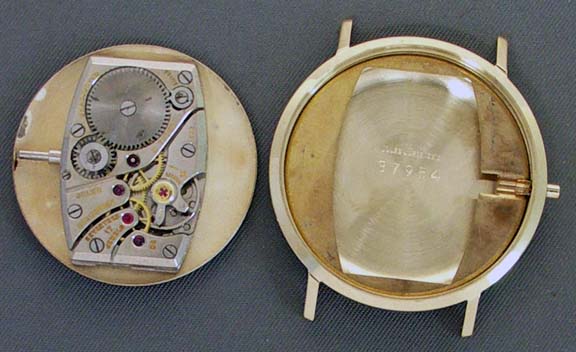 Jules Jürgensen watch mechanism and case