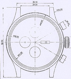 Huguenin watch schematic image