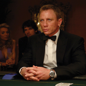 Daniel Craig with Omega Seamaster