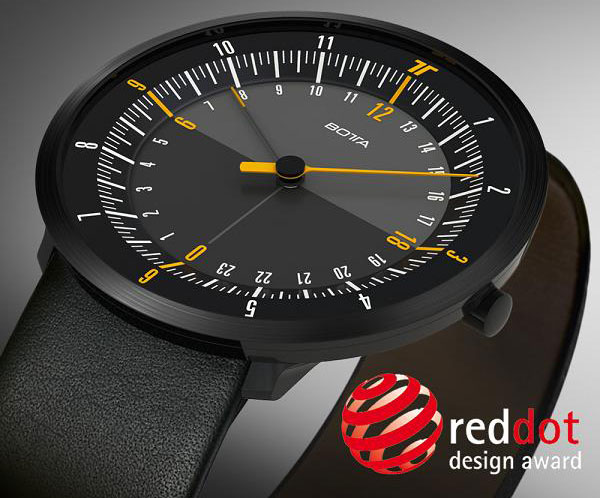 new DUO 24 watch by Botta-Design has become the owner of RED DOT DESIGN AWARD