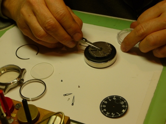 Tourby watch assembly