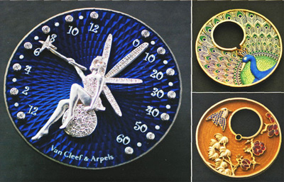 Van Cleef & Arpels watch dials