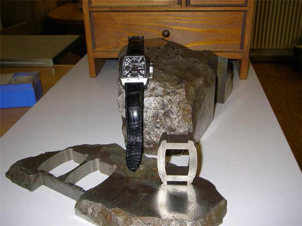 the watch is creating from meteorite