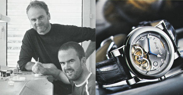 John and Stephen McGonigle and their famous tourbillon