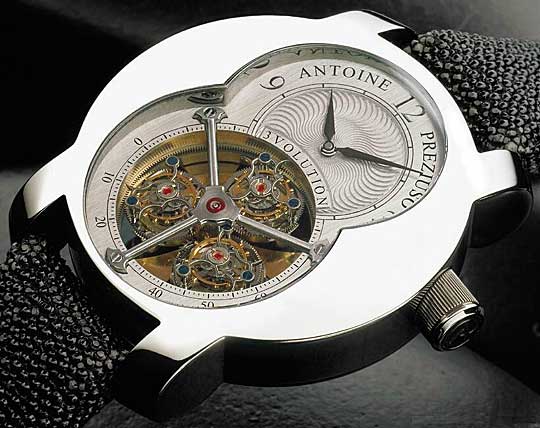 3 Volution Triple Tourbillon watch