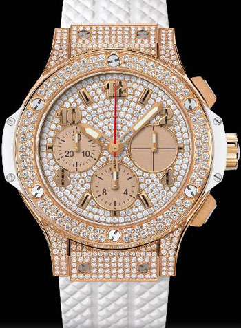 Hublot Gold White Full Pave (ref. 341.PE.9010.RW.1704)