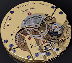 Chronoswiss watch mechanism