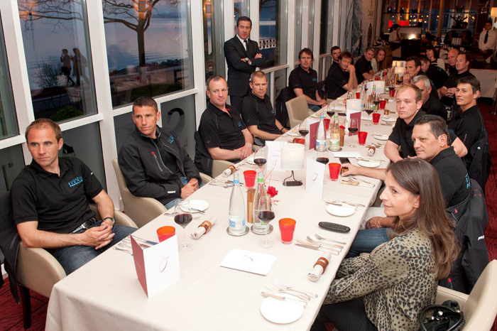 Dinner with the winners of the Jules Verne Trophy