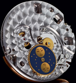 Girard-Perregaux 1966 Lady Moon phase watch mechanism - manufactory caliber 3300-0067