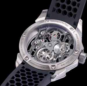 Titanium Manual Hour-Minute watch backside